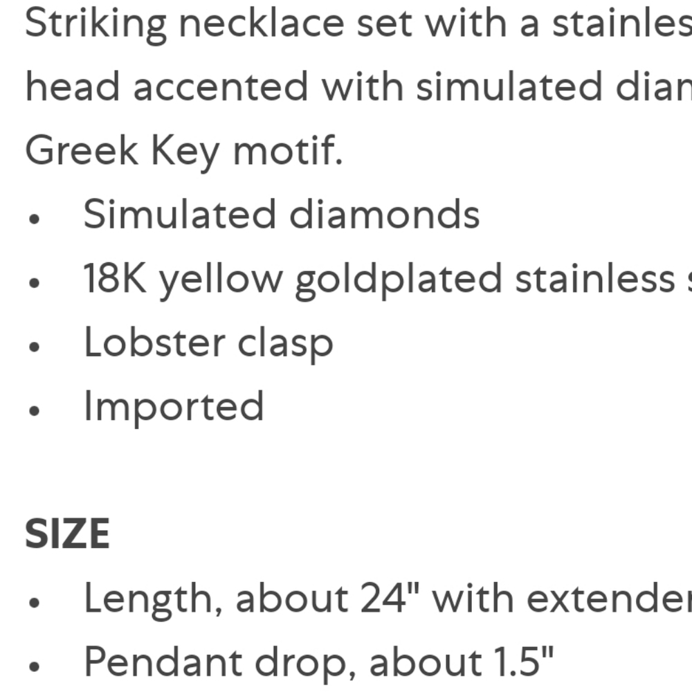 18k gold plated over stainless stell Designer LION HEAD Necklace - Picture 2 of 2